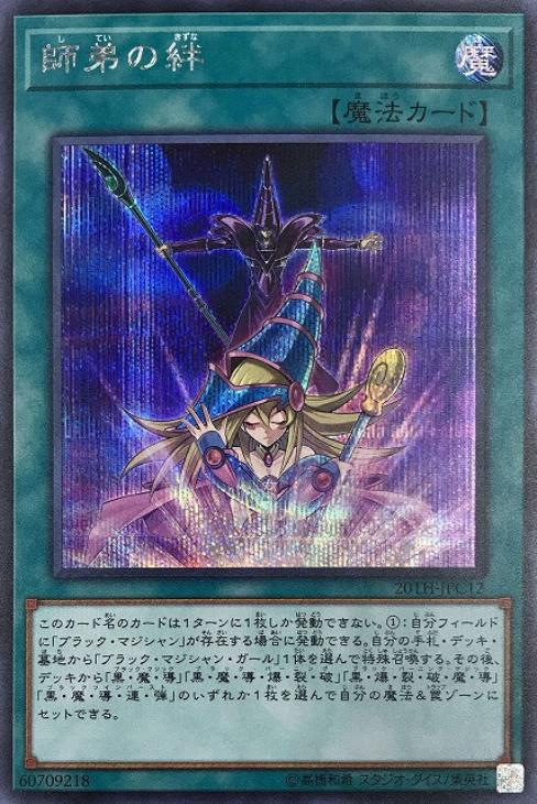 遊戯王 PSA10 完美品 シークレット 師弟の絆 鑑定品  20TH