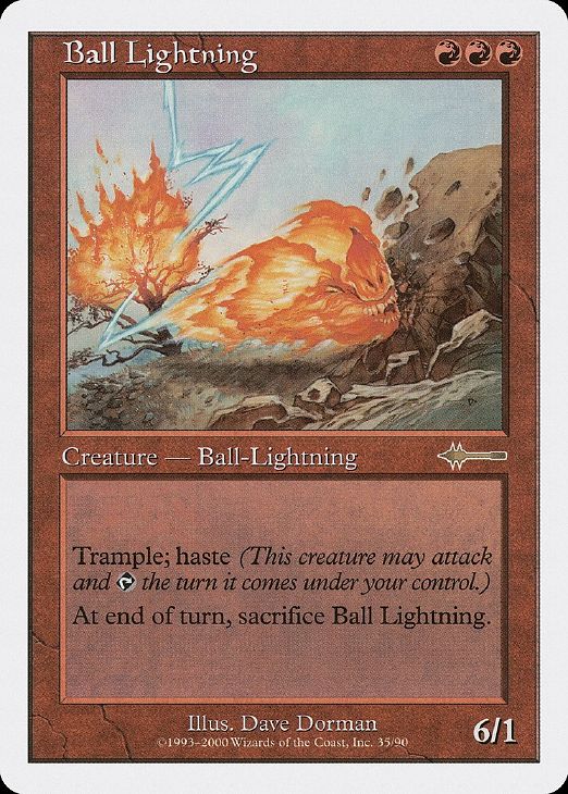 ﾎﾞｰﾙ ﾗｲﾄﾆﾝｸﾞ Ball Lightning マジックザギャザリングトレカお買得価格通販 トレコロ