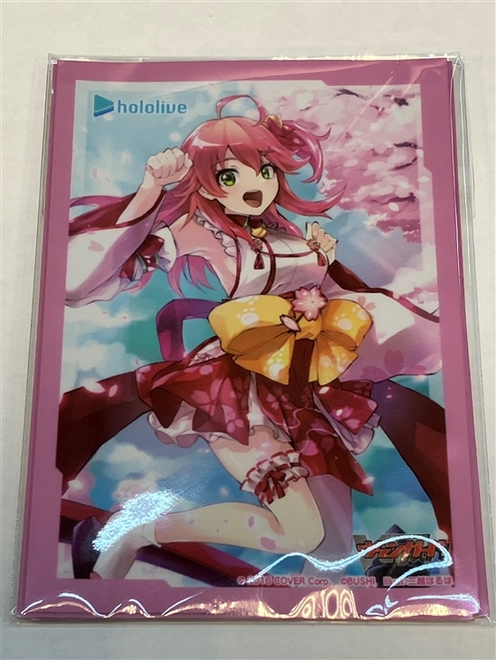 女神再臨」ボックス特典スリーブ[さくらみこ：ピンク]【ヴァンガードトレカお買得価格通販：トレコロ】