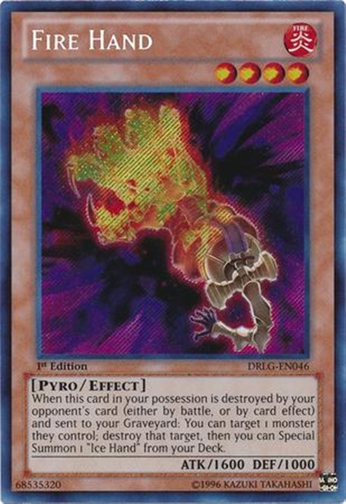 遊戯王海外版 英語版 １ｓｔ シークレットレア ファイヤー ハンド 中古良品 カードを買う カード通販 トレコロ トレカシングル販売 買取