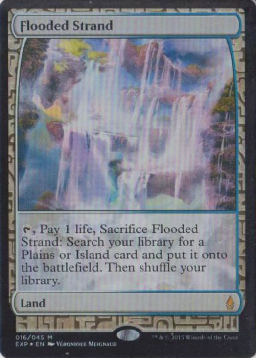 溢れかえる岸辺 Flooded Strand マジックザギャザリングトレカお買得価格通販 トレコロ