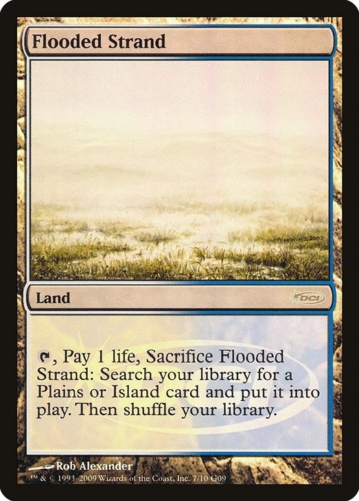 溢れかえる岸辺 Flooded Strand マジックザギャザリングトレカお買得価格通販 トレコロ