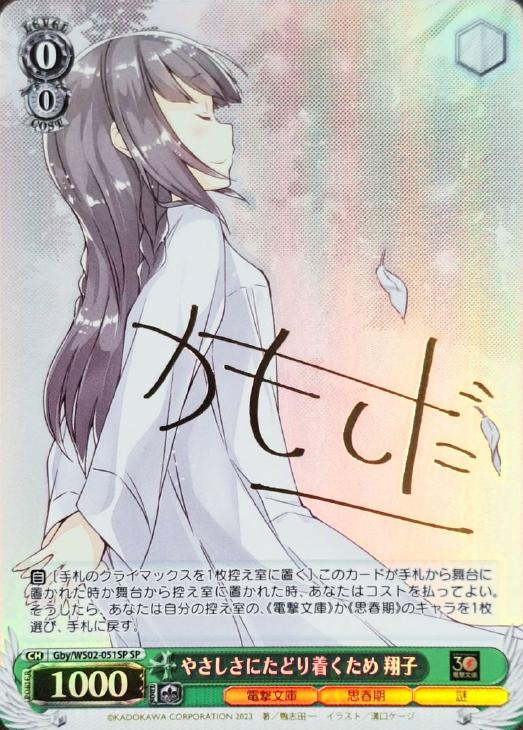 やさしさにたどり着くため 翔子 SP ヴァイスシュヴァルツ 電撃文庫-