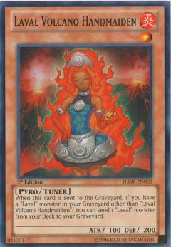 遊戯王海外版 英語版 １ｓｔ スーパーレア ラヴァル炎火山の侍女 中古良品 カードを買う カード通販 トレコロ トレカシングル販売 買取