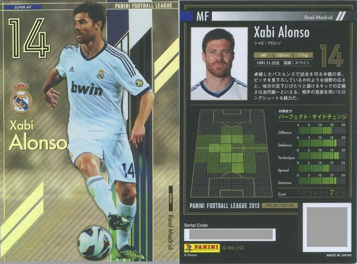 シャビ アロンソ パニーニトレカお買得価格通販 トレコロ シャビ アロンソ パニーニトレカお買得価格通販 トレコロ