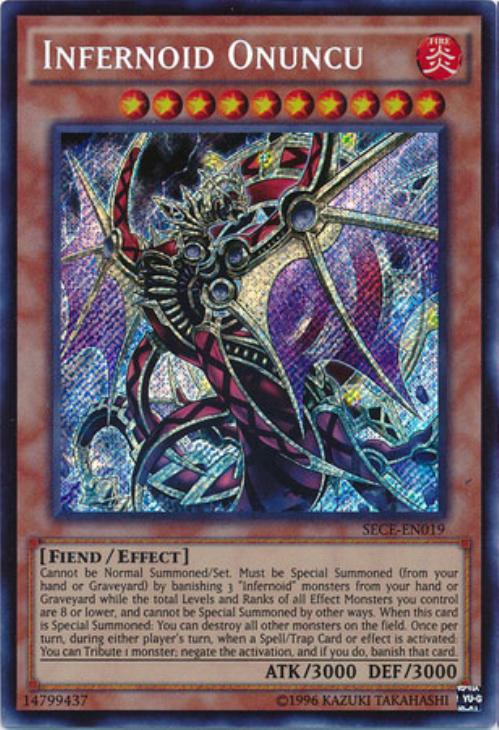 遊戯王海外版 英語版 シークレットレア インフェルノイド ネヘモス 中古良品 カードを買う カード通販 トレコロ トレカシングル販売 買取