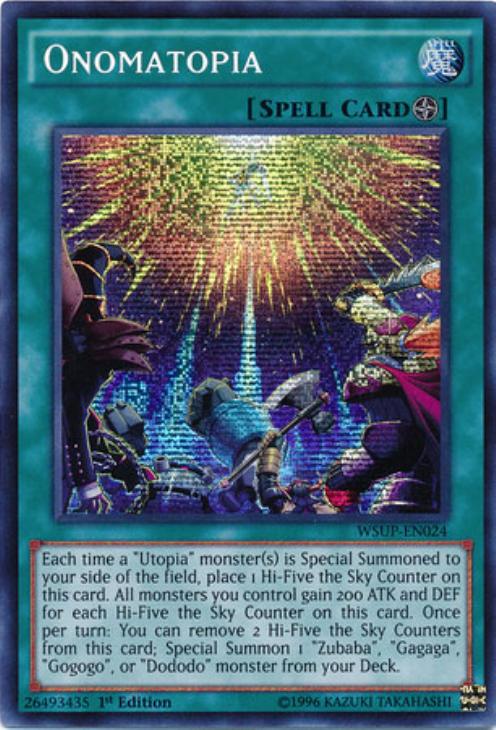 遊戯王海外版 英語版 1st シークレットレア 希望郷 オノマトピア 中古良品 カードを買う カード通販 トレコロ トレカシングル販売 買取 遊戯王海外版 英語版 1st シークレットレア 希望郷 オノマトピア 中古良品 カードを買う カード通販 トレコロ トレカシングル販売 買取
