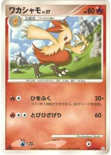 キズあり【ポケカ】U◇ワカシャモ 中古キズあり