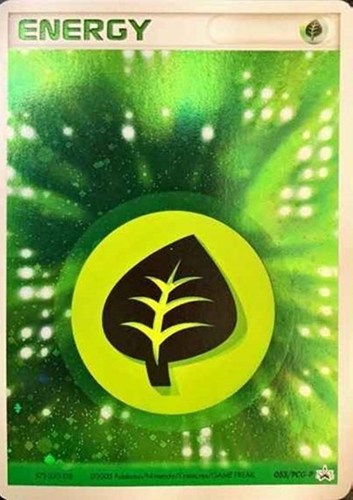 【ポケカ】ＰＲ）キラ仕様◇基本草エネルギー[クイック] 中古良品