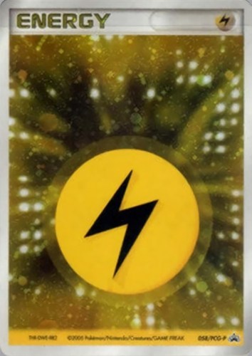 【ポケカ】ＰＲ）キラ仕様◇基本雷エネルギー[クイック] 中古良品