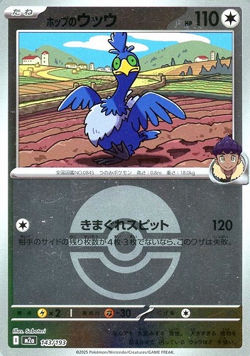 【ポケカ】Ｃ）ミラー仕様◇ボール柄]ホップのウッウ 中古良品