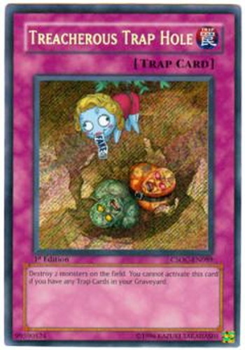 遊戯王海外版（英語版）】１Ｓｔ）シークレットレア◇狡猾な落とし穴(中古良品): カードを買う/ カード通販 | トレコロ - トレカシングル販売、買取