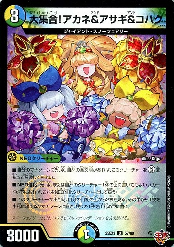 【デュエマ】アンコモン◇大集合！アカネ＆アサギ＆コハク キズなし買取