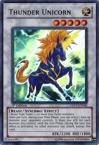 遊戯王海外版 英語版 ウルトラレア サンダー ユニコーン 中古良品 カードを買う カード通販 トレコロ トレカシングル販売 買取