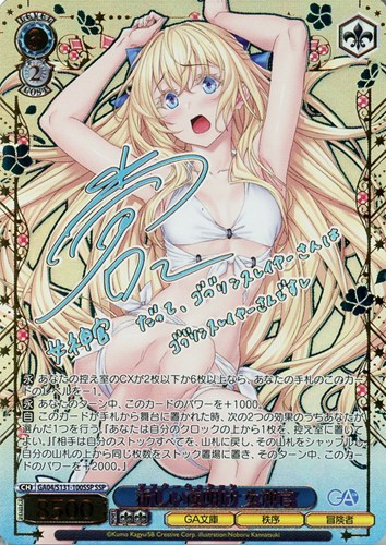 【ヴァイス】ＳＳＰ）サイン付◇新しい夜明け 女神官 中古良品