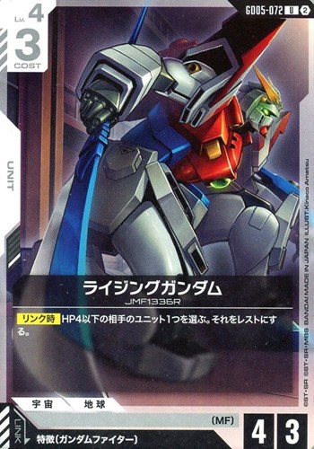 【ガンダム】Ｕ◇ライジングガンダム キズなし買取
