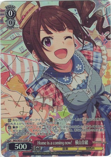 【ヴァイス】ＳＰ）サイン付◇Home is a coming now! 横山奈緒 中古良品