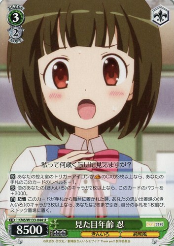 【ヴァイス】Ｕ◇見た目年齢 忍 プレイ用