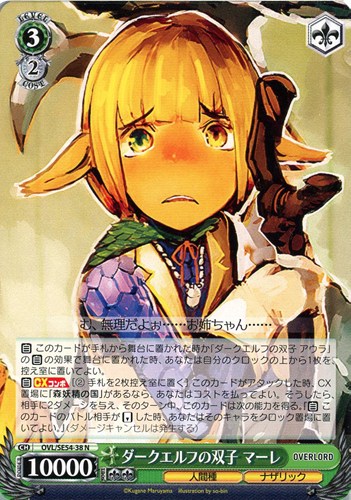 【ヴァイス】Ｎ◇ダークエルフの双子 マーレ プレイ用