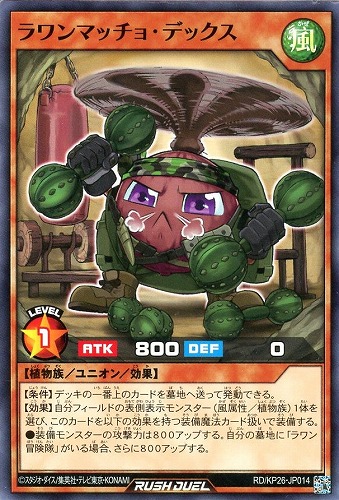 【遊戯王ＲＤ】ノーマル◇ラワンマッチョ・デックス プレイ用
