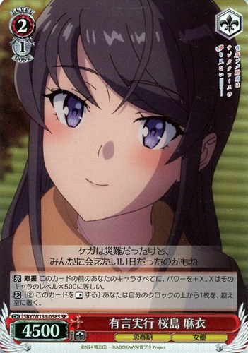 【ヴァイス】ＳＲ◇有言実行 桜島 麻衣 中古良品