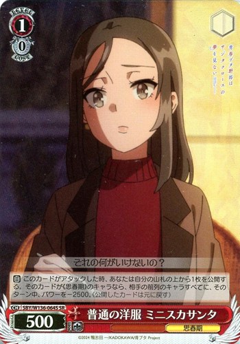 【ヴァイス】ＳＲ◇普通の洋服 ミニスカサンタ 中古良品