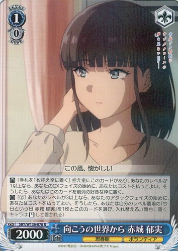 【ヴァイス】Ｒ◇向こうの世界から 赤城 郁実 キズなし買取