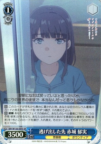 【ヴァイス】ＳＲ◇逃げ出した先 赤城 郁実 中古良品