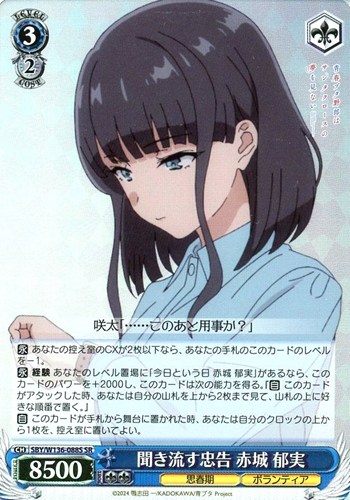 【ヴァイス】ＳＲ◇聞き流す忠告 赤城 郁実 中古良品