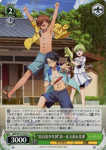 【ヴァイス】Ｕ◇“鳥白島少年団”良一＆天善＆美希 プレイ用