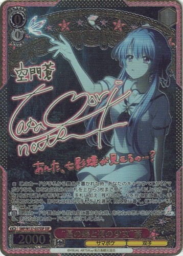 【ヴァイス】ＳＳＰ）サイン付◇“夏の蝶と夜の少女”蒼 中古良品