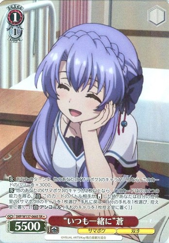 【ヴァイス】ＳＲ◇“いつも一緒に”蒼 中古良品