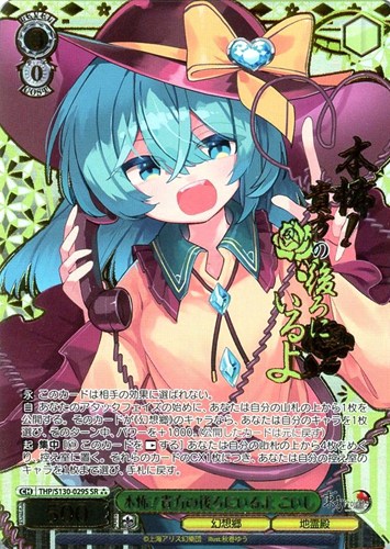 【ヴァイス】ＳＲ）箔押し◇本怖！貴方の後ろにいるよ こいし 中古良品