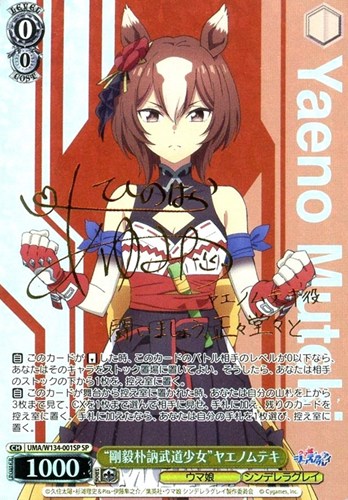 【ヴァイス】ＳＰ）サイン付◇“剛毅朴訥武道少女”ヤエノムテキ 中古良品
