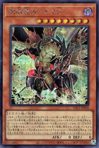 【遊戯王】シークレットレア◇破壊竜ガンドラＧ キズなし買取