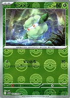 【ポケカ】Ｃ）ミラー仕様◇モンメン[モンスターボール柄]