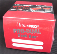 Ultra･Pro ﾚｯﾄﾞ)ﾃﾞｭｱﾙﾃﾞｯｷﾎﾞｯｸｽ 小型120枚用