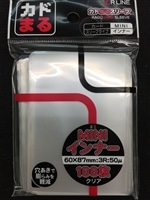 ｶﾄﾞまるｽﾘｰﾌﾞ MINIｲﾝﾅｰｸﾘｱ 100枚入り W60xH87mm