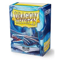 ドラゴンシールド スリーブマット スタンダードサイズ)ブルー 100枚入