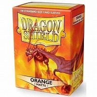 ドラゴンシールド スリーブマット スタンダードサイズ)オレンジ 100枚入