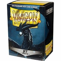 ドラゴンシールド スリーブマット スタンダードサイズ)ジェット 100枚入