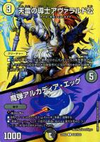 【デュエマ】レア)デュエキングMAX◇天雷の導士アヴァラルド公/魔弾アルカディア・エッグ