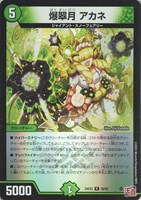【デュエマ】レア)キラ仕様◇爆翠月 アカネ