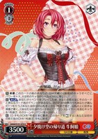 夕焼け空の帰り道 牛飼娘