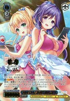 【ヴァイス】PRR)箔押し◇海の家の看板娘 紬&静久