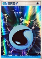 【ポケカ】ＳＳ）キラ仕様◇基本水エネルギー（ホロン）