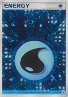 【ポケカ】ＰＲ）キラ仕様◇基本水エネルギー[クイック]