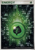 キズあり【ポケカ】ＳＳ）キラ仕様◇基本草エネルギー（ＡＤＶ）
