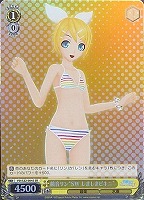 【ヴァイス】SR◇鏡音リン“SW しましまビキニ”