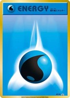 【ポケカ】ＰＲ◇基本水エネルギー[ノーマル仕様/初期デザイン]